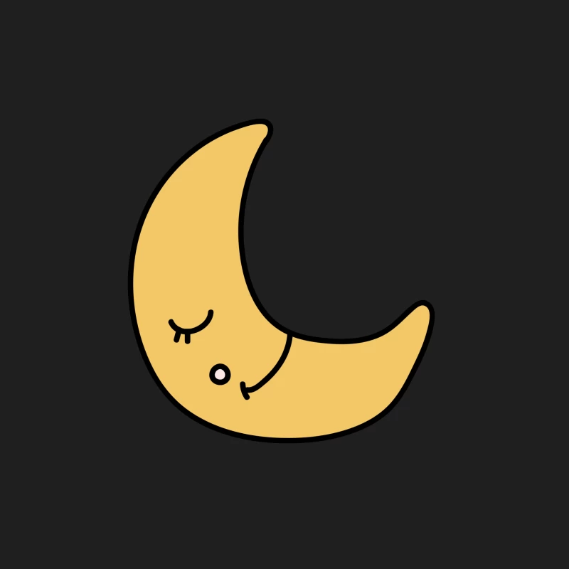 Croissant de Lune Endormie Homme Débardeur