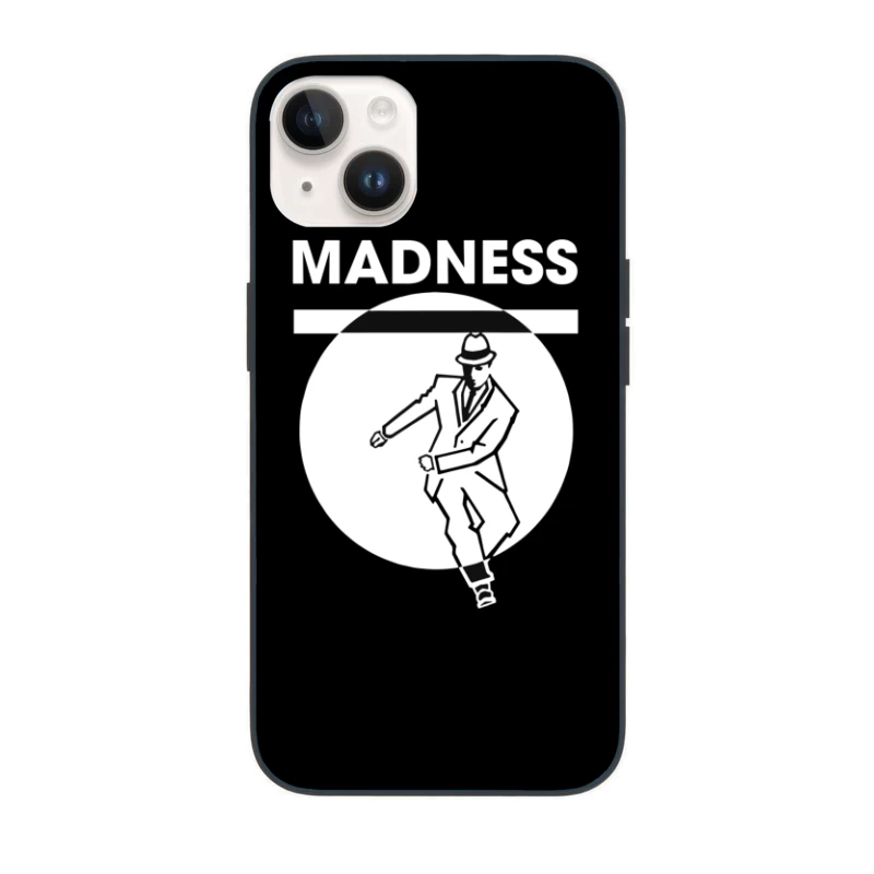 Ska Dance Madness Silhouette Logo iPhone Case