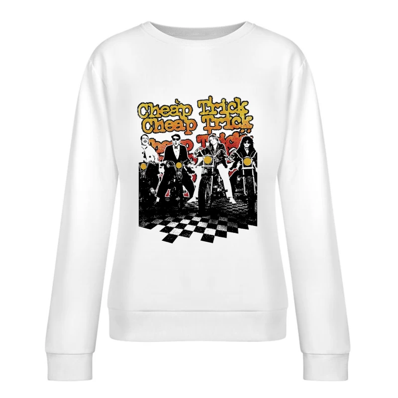 Cheap Trick Motorcycles Female Pullover Sweatshirt