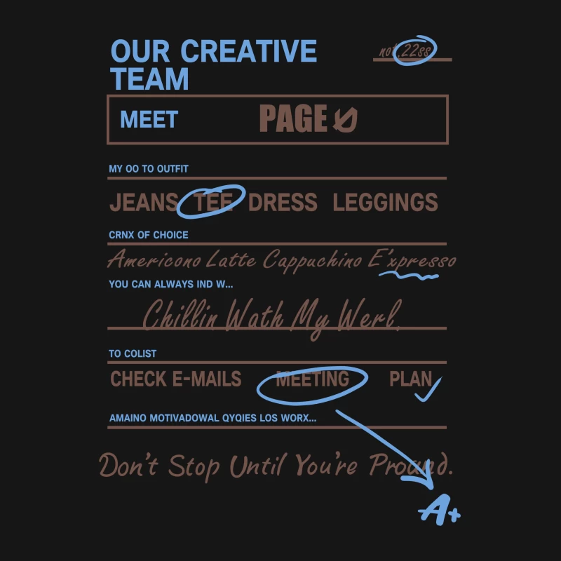 Kreativteam Vorstellung Herren T-Shirt