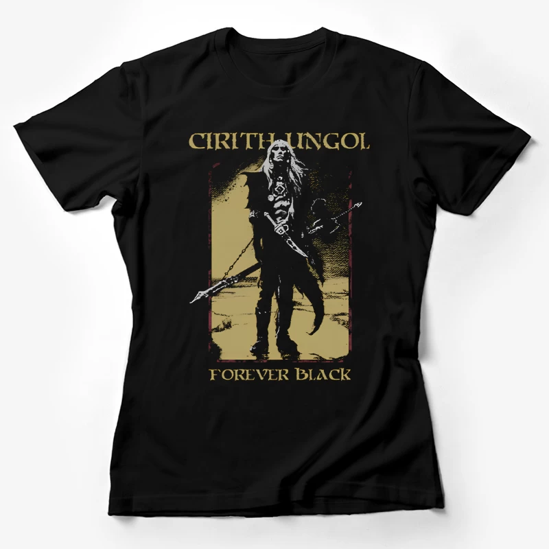 Cirith Ungol Forever Black Female T-Shirt