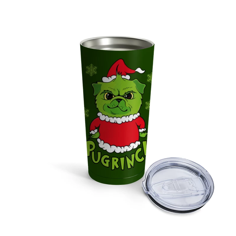 Pugrinch: Grumpy Holiday Cheer Travel Mug