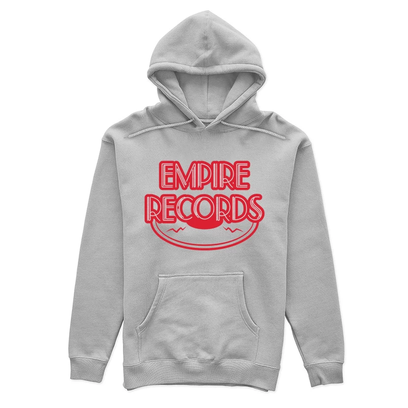 Vintage Empire Records Red Logo Design Female Pullover Hoodie