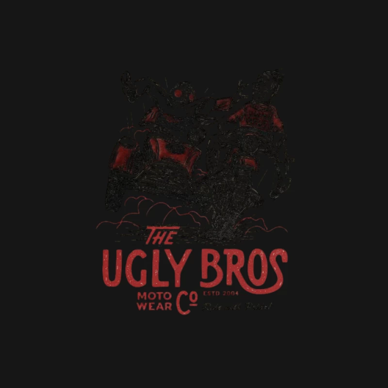Motorrad-Abenteuer mit Ugly Bros Herren T-Shirt