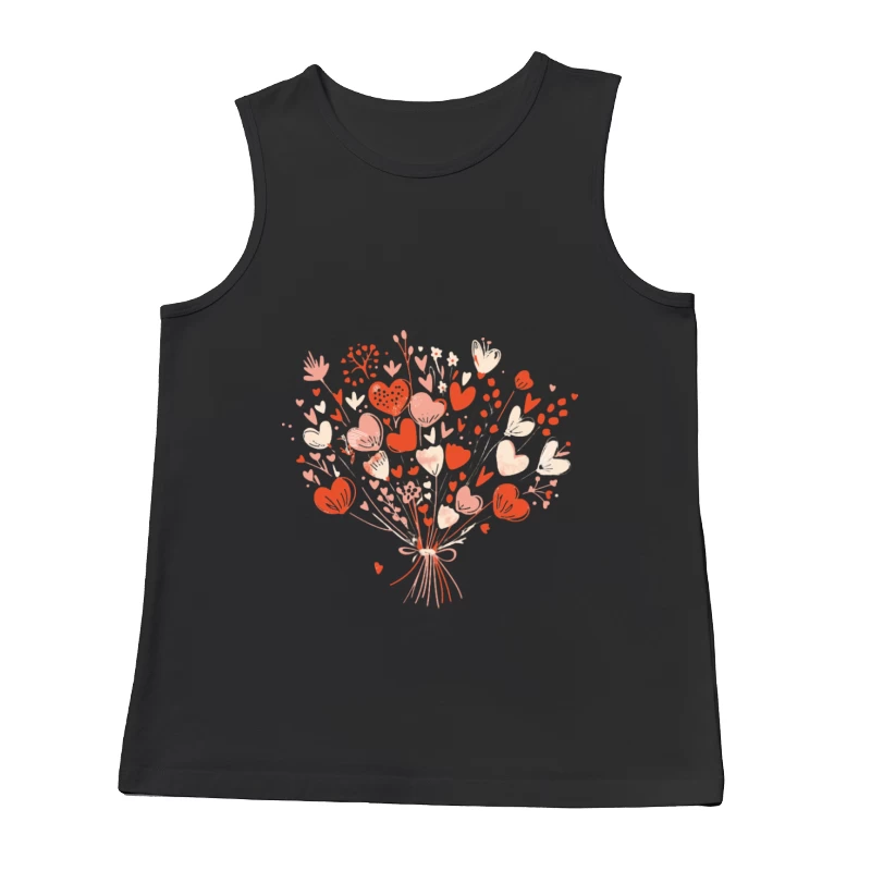 Herzstrauß Illustration Herren Tanktops