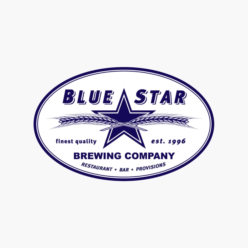 Blue Star Beer Cotton Tote Bag