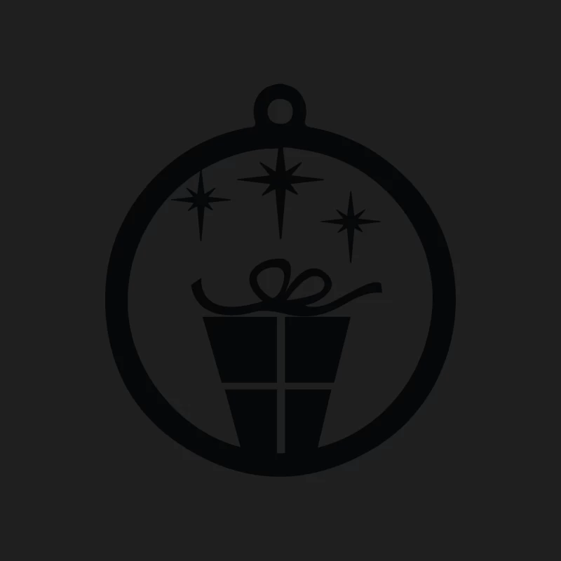 Ornement de Noël avec cadeau Homme Débardeur