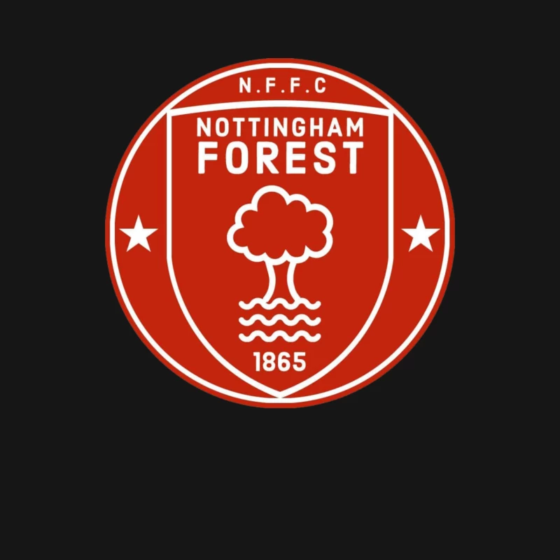 Nottingham Forest Retro Badge Male Long Sleeve T-Shirt