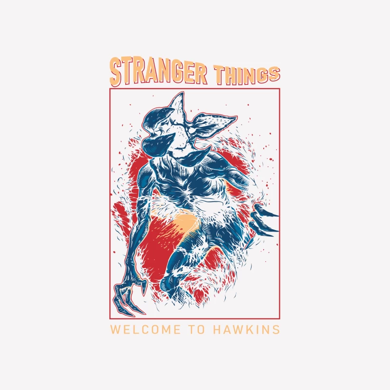 Stranger Things Artwork Male T-Shirt