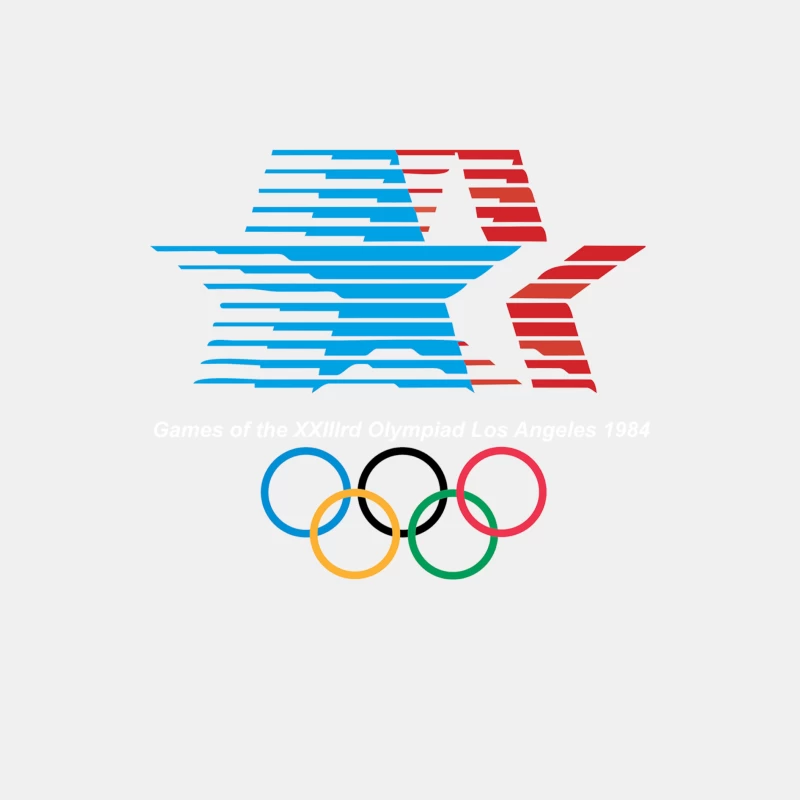 RETRO LOS ANGELES 1984 OLYMPIC GAMES Male Tank Top