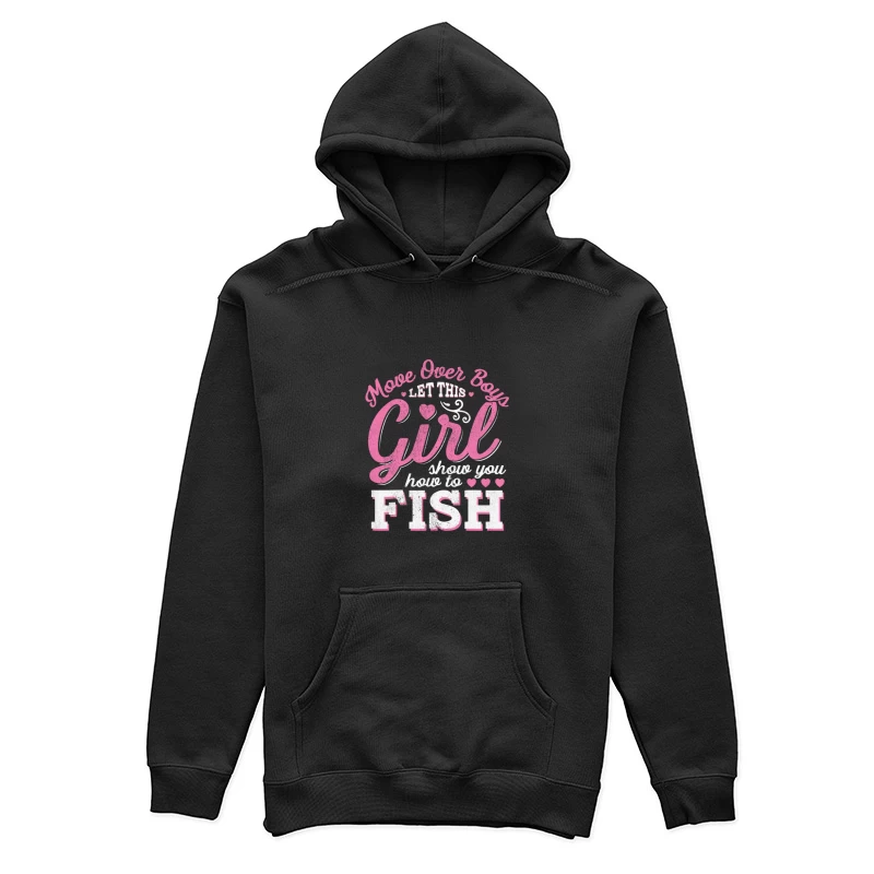 Fille pêcheuse confiante Femme Sweat à capuche