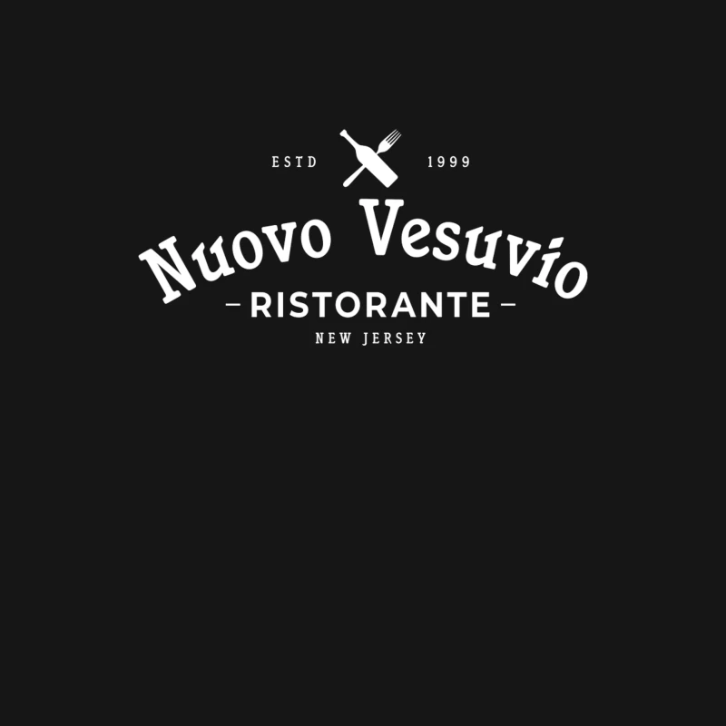 Vintage Logo of Nuovo Vesuvio: Italian Restaurant in New Jersey Since 1939 Female Long Sleeve T-Shirt