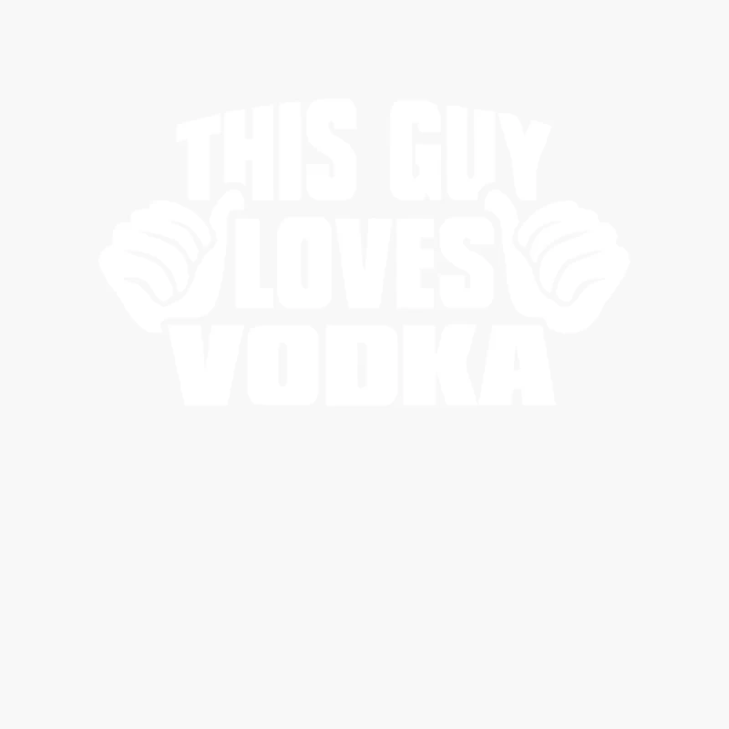 This Guy Loves Vodka Cotton Tote Bag