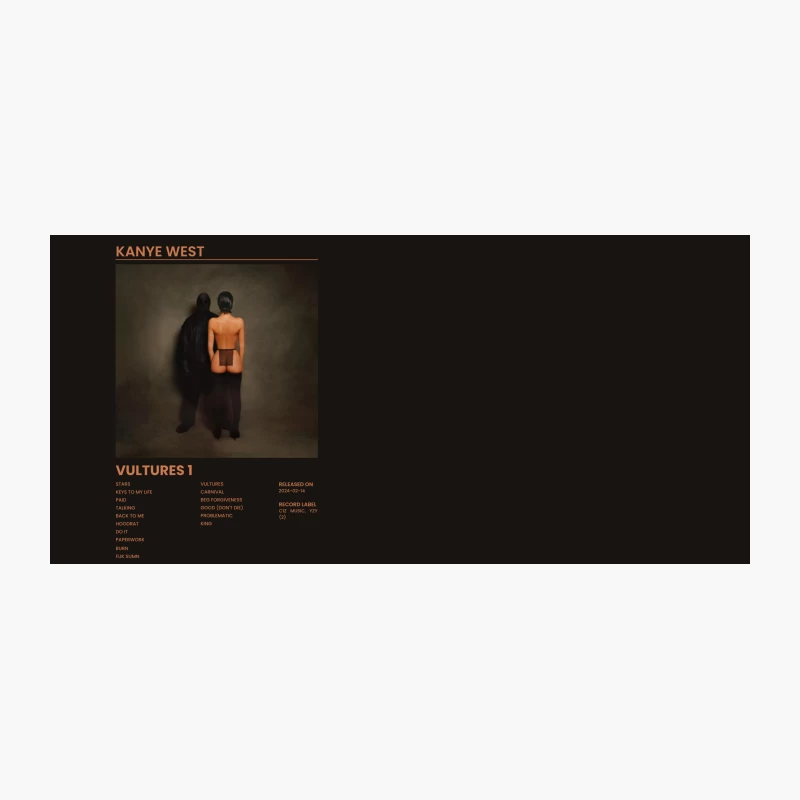Dark Minimalist Album Cover with Shadow and Silhouette Design Coffee Mug
