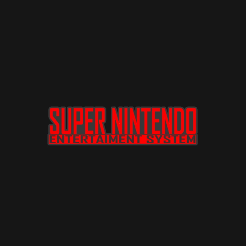 Super Nintendo Entertainment System Logo Male Long Sleeve T-Shirt