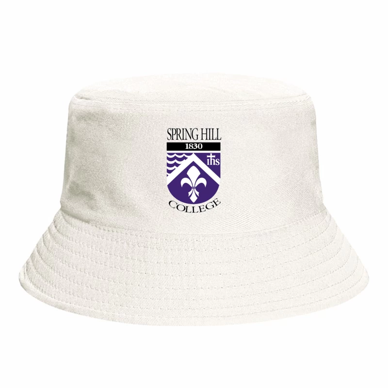 Spring Hill College Historic Shield Logo with Religious Symbolism (Est. 1830) Bucket Hat