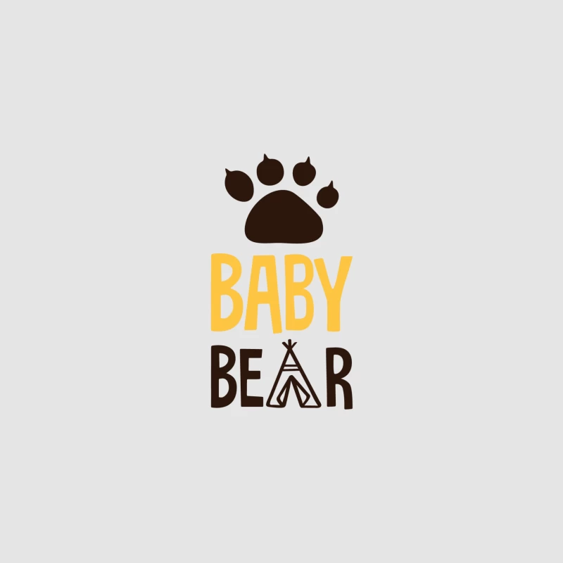 Logo Baby Bear avec empreinte de patte Homme Sweat à capuche