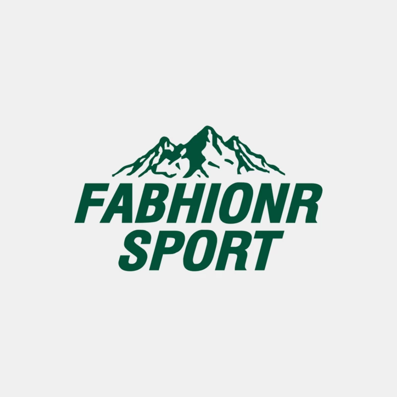 Outdoor Sport Logo mit Bergmotiv Herren Tanktops
