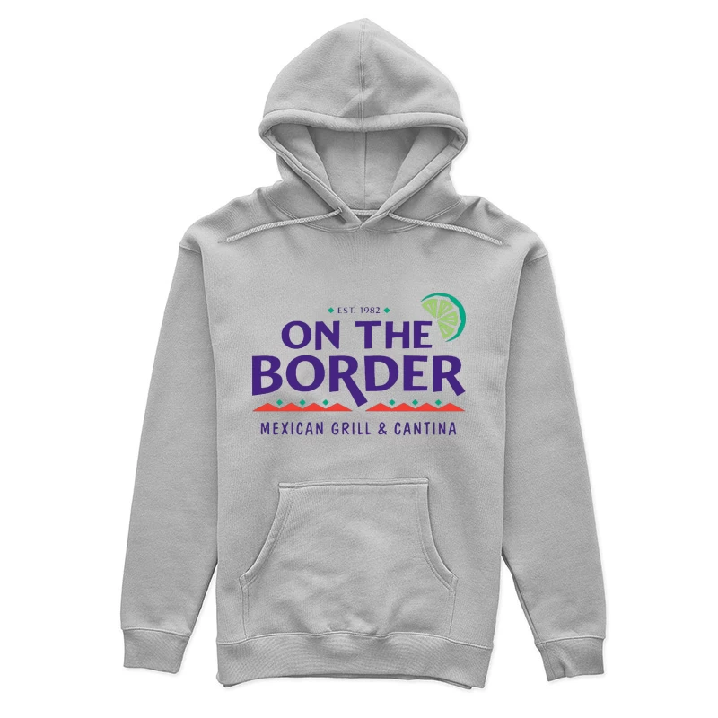 On The Border Mexican Grill & Cantina Restaurant Logo Female Pullover Hoodie