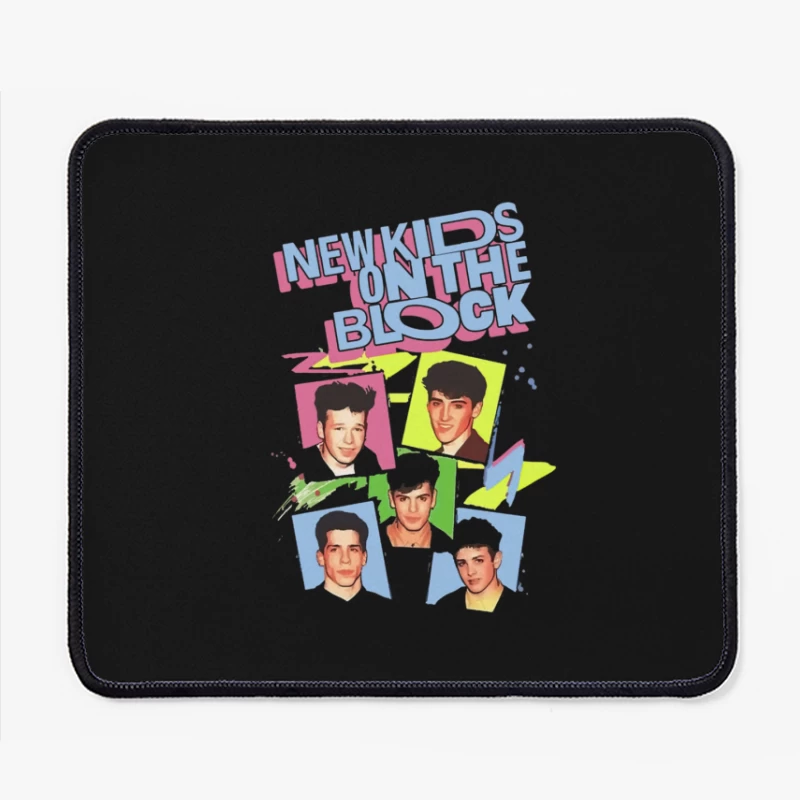 New Kids on the Block 90s Pop Group Vintage Photo Collection Mouse Pad