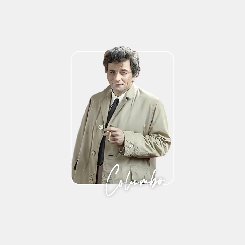 Columbo  Vintage Style Retro TV Male Tank Top