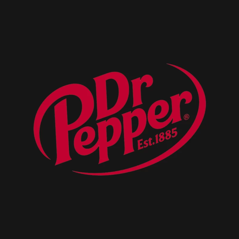 Dr Pepper Classic Red Logo Design - Established 1885 Mouse Pad