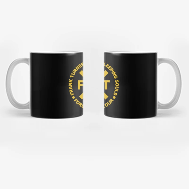 Frank Turner & The Sleeping Souls Band Logo - Forever On Tour Circular Design Coffee Mug