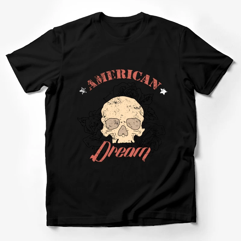 Crâne du Rêve Américain Homme T-Shirt