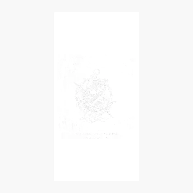 Bergin Hunt and Fish Club, distressed iPhone Case