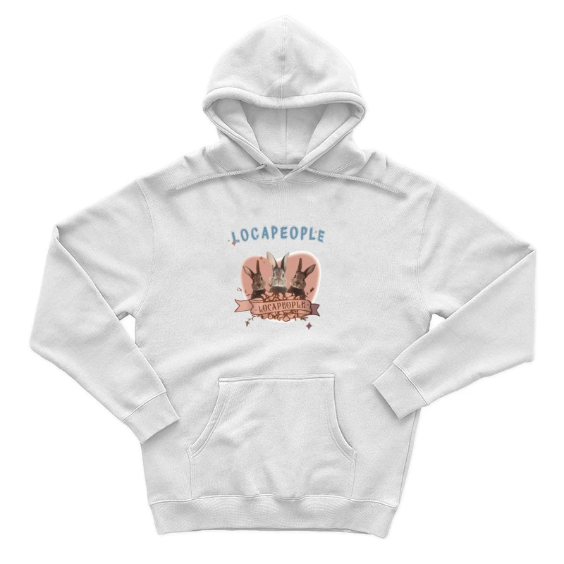 Lustiges Hasen-Design Herren Pullover Hoodie