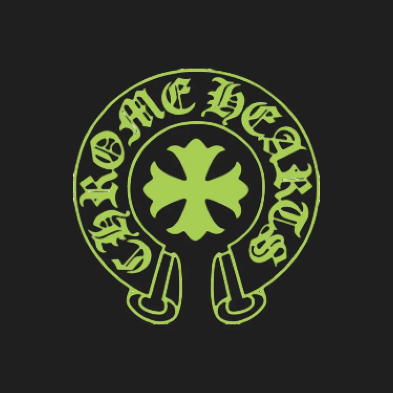 Chrome Hearts Logo in Grüneintönung Herren Tanktops