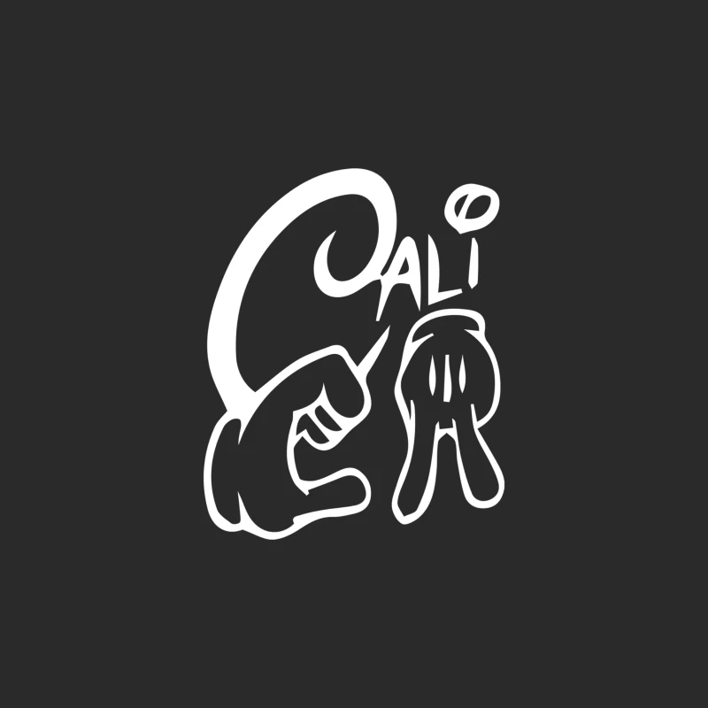 California Love Cali Finger Sign Baseball Cap