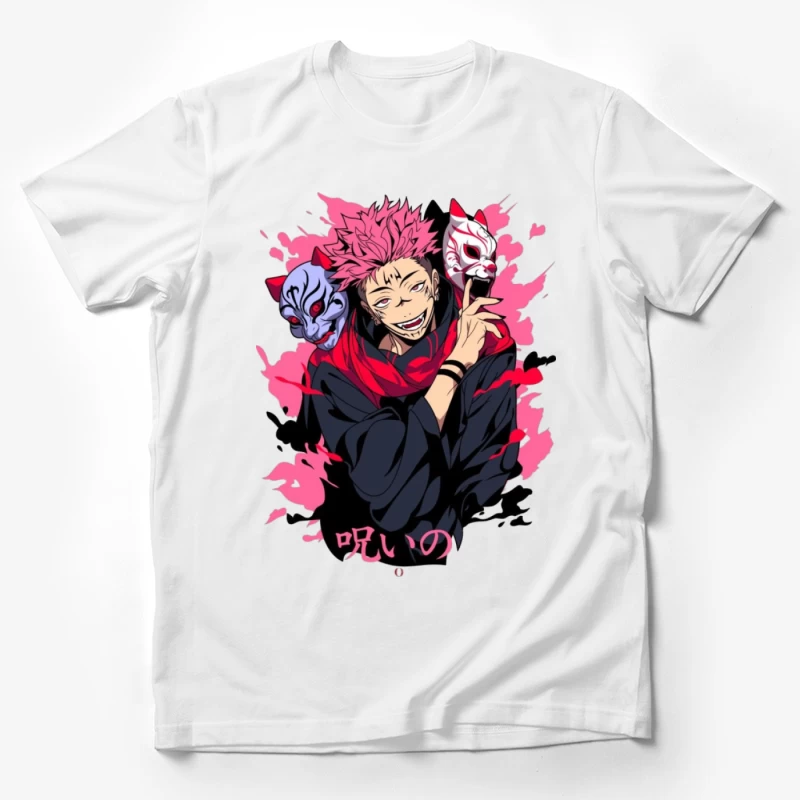 Anime-Charakter mit Masken Herren T-Shirt