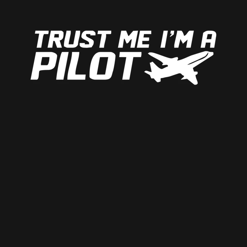 Trust me, I_m a Pilot - captain airplane flight crew plane airport tee Mouse Pad