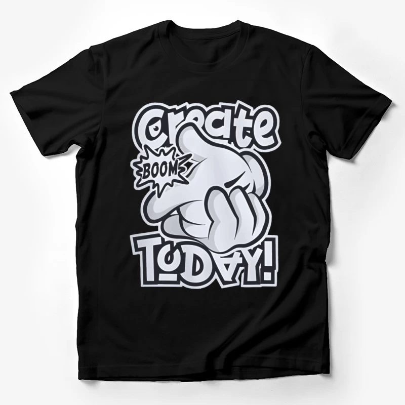 Kreatives Design mit Boom-Effekt Herren T-Shirt