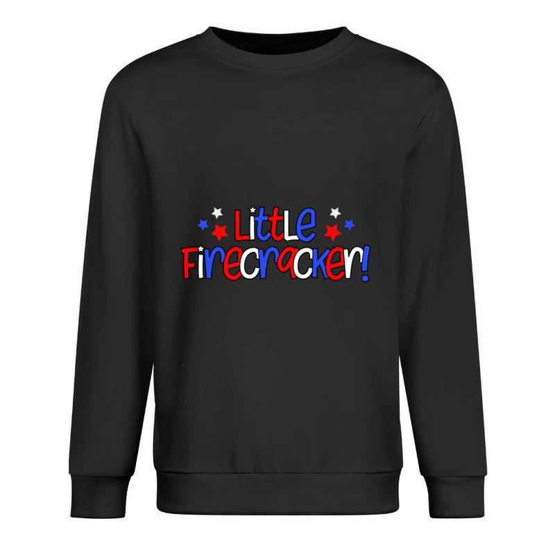 Design coloré avec étoiles et texte Homme Sweat-shirt à enfiler