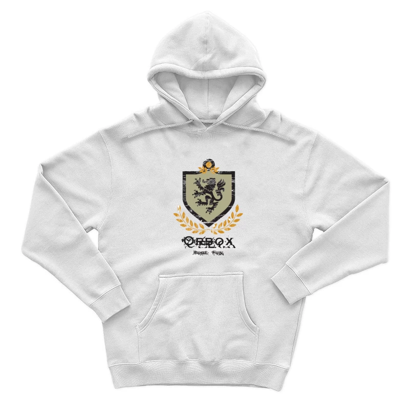Blason avec lion et couronne Homme Sweat à capuche