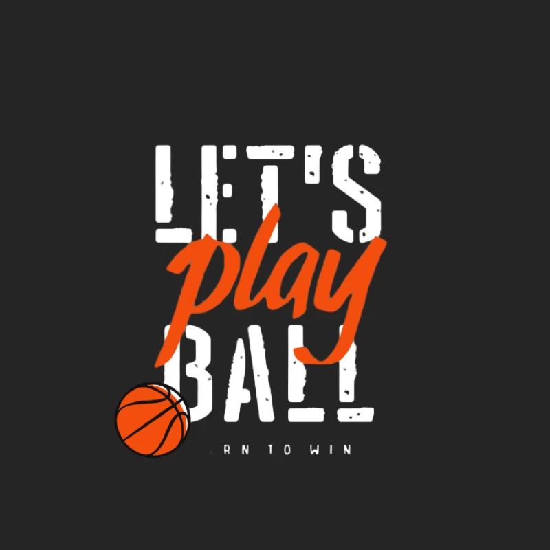 Basketball-Spielaufdruck mit motivierendem Slogan Damen Pullover Sweatshirt