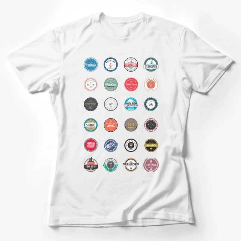 Vielseitige Vintage-Logo-Sammlung Damen T-Shirt