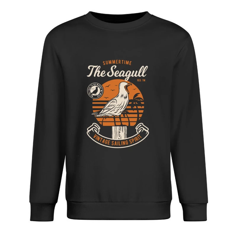 Esprit de voile vintage de la mouette estivale Homme Sweat-shirt à enfiler