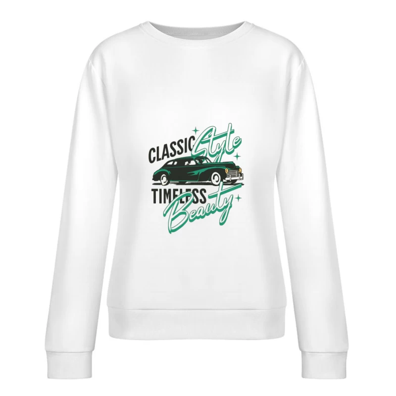 Style Auto Classique Femme Sweat-shirt à enfiler