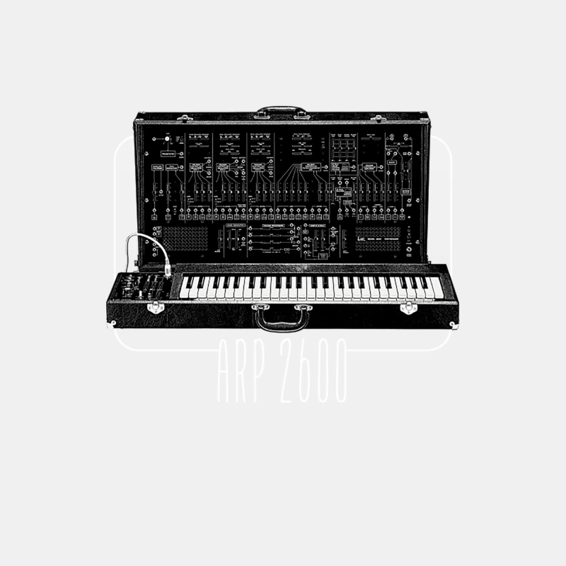 ARP 2600   Retro Synthesizer Lover Design Male Tank Top