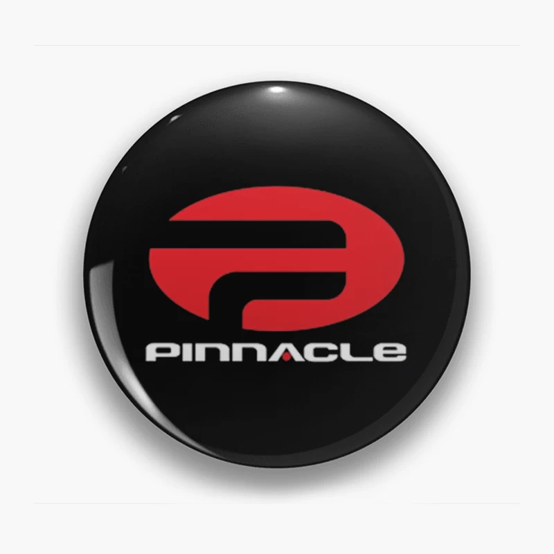 Pinnacle Sports Equipment Brand Logo Design Pin