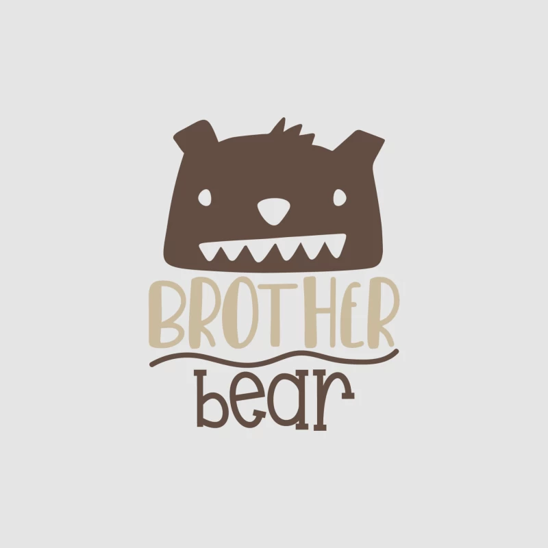 Illustration de Frère Ours Amusant Femme Sweat à capuche
