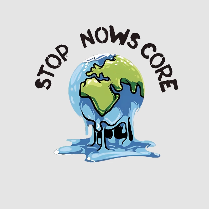 Schmelzende Erde, Umweltschutz, Klimawandel Herren Pullover Hoodie