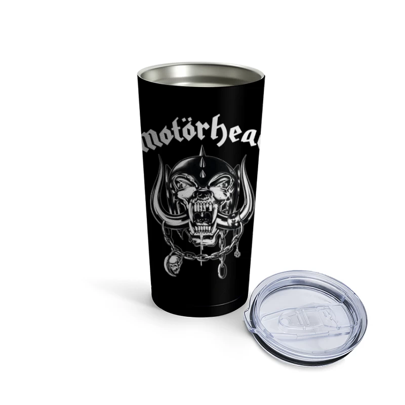 Motörhead Classic War Pig Metal Band Logo Travel Mug