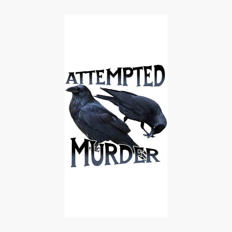 Attempted Murder, of Crows iPhone Case