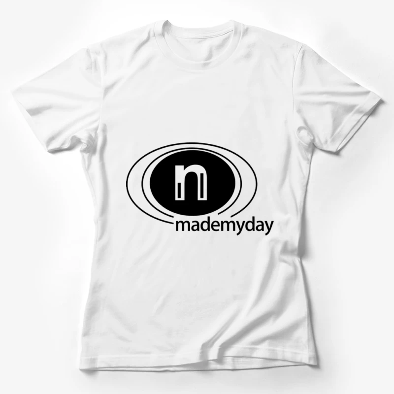 Minimalistisches Logo-Design Damen T-Shirt