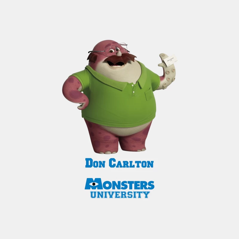 Don Carlton: Animated Character from Monsters University Male Tank Top