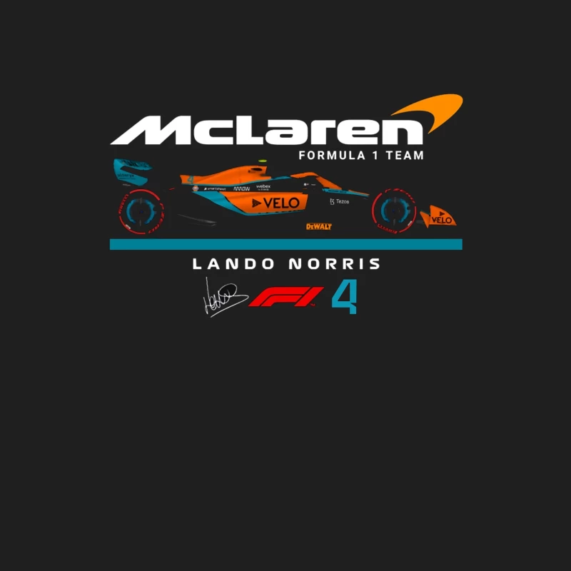 McLaren Formula 1 Racing Car #4 with Gulf-Inspired Livery Male Tank Top